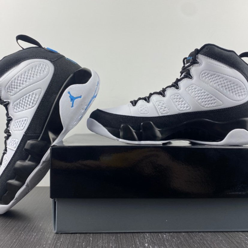 Air Jordan 9 Black University Blue Shoes Sneakers