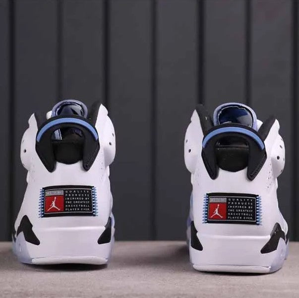 Air Jordan 6 Retro UNC White Shoes Sneakers