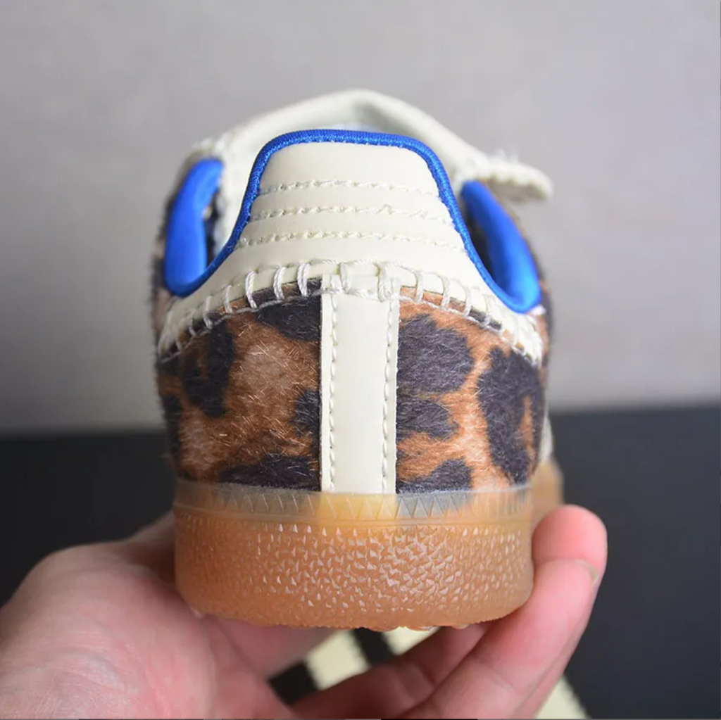 Wales Bonner x AD Samba Pony Leopard Shoes Sneakers