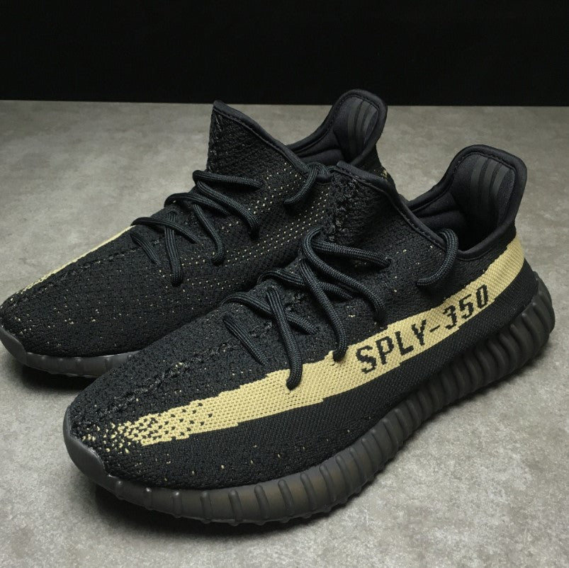 Yeezy Boost 350 V2 Core Black Green Shoes Sneakers