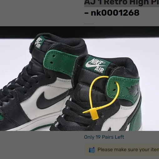 Air Jordan 1 Retro High Pine Green Shoes Sneakers