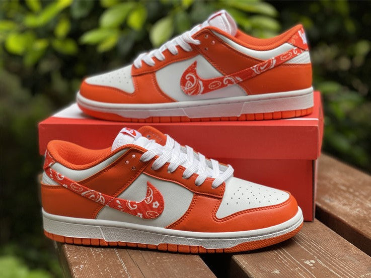Dunk Low Essential Paisley Pack Orange Shoes Sneakers