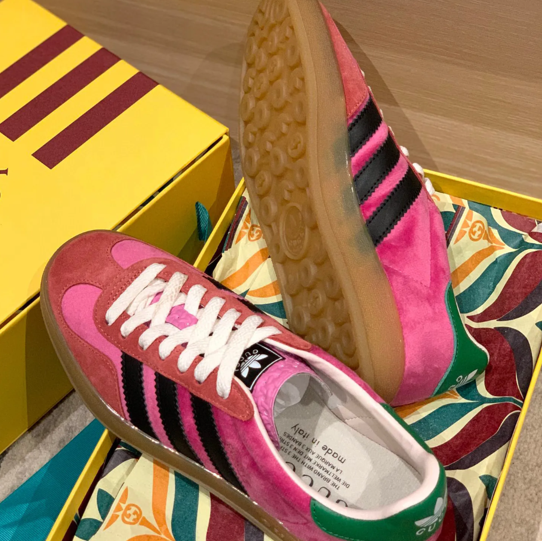 GG x AD Gazelle ‘Pink Rose’ Shoes Sneakers