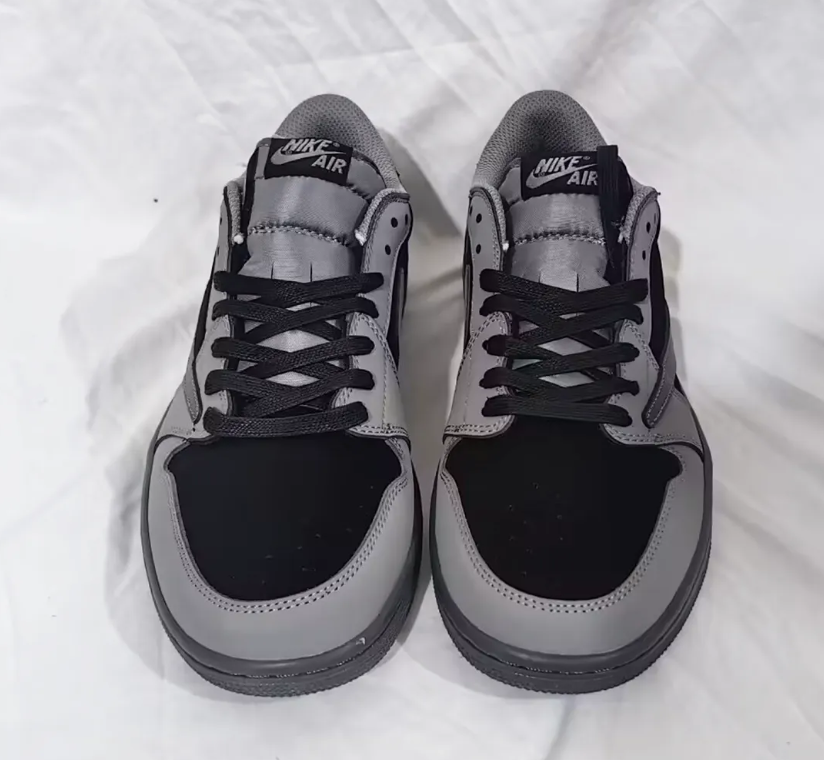 Travis Scott x AJ 1 Low Black Grey Shoes Sneaker