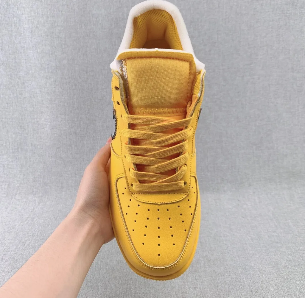 Air Force 1 Low OW ICA University Gold Shoes Sneakers