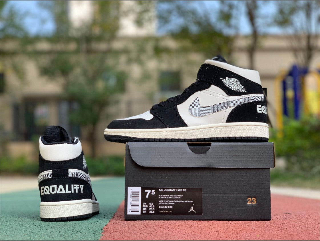 Air Jordan 1 Mid Equality (2019) Shoes Sneakers
