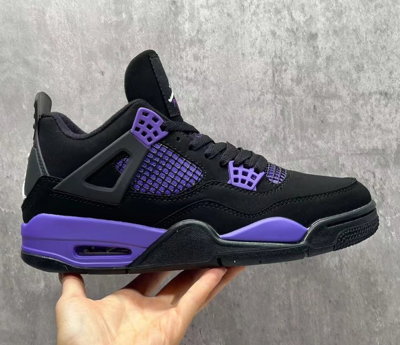 Air Jordan 4 Purple Thunder Shoes Sneakers