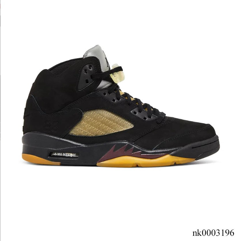 A Ma Maniére x AJ 5 BlackBurgundy Crush