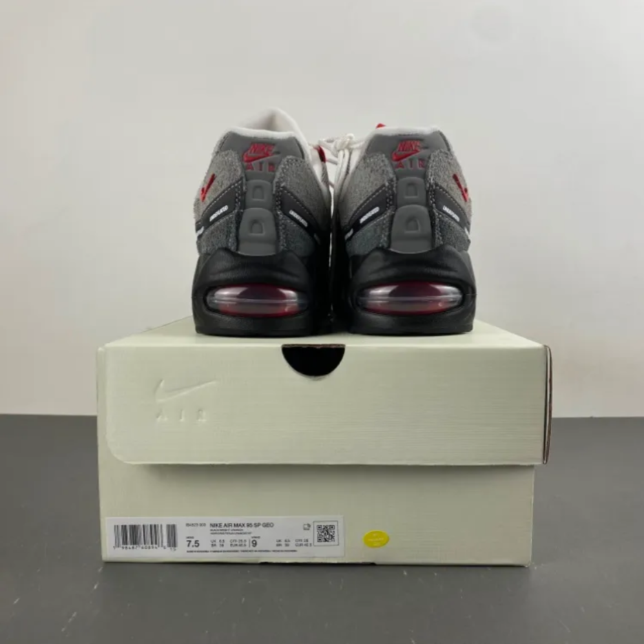 Air Max 95 SP x Undefeated Geo Tokyo Bright Crimson Shoes Sneakers