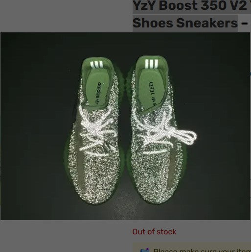 Yeezy Boost 350 V2 Yeezreel (Reflective) Shoes Sneakers