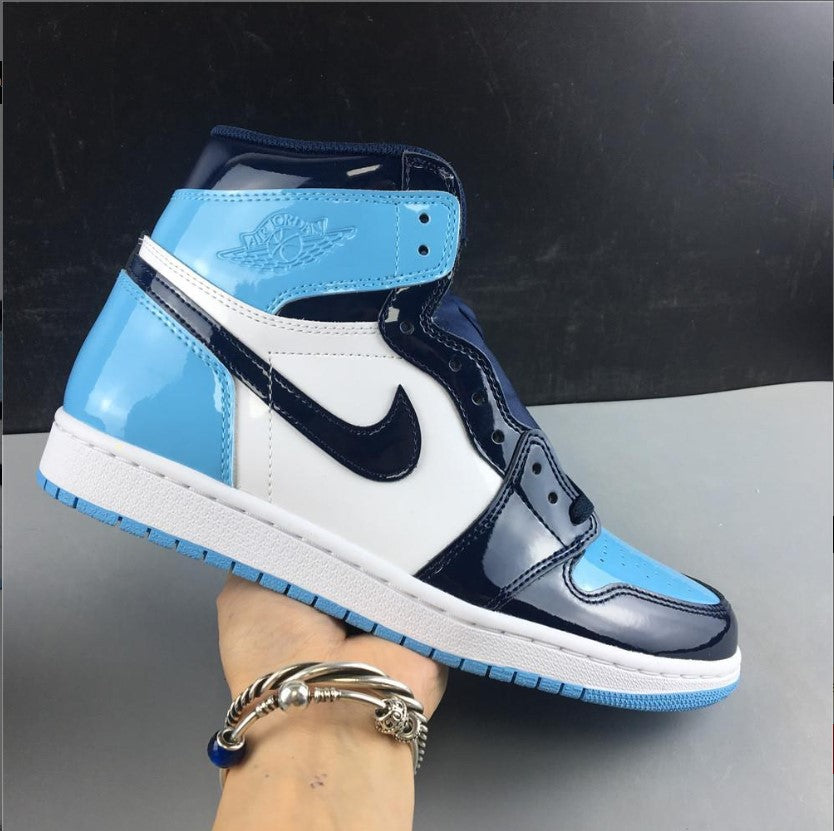 Air Jordan 1 Retro High UNC Patent Shoes Sneakers
