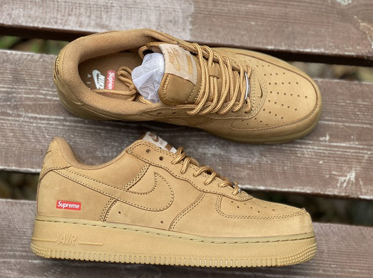 Air Force 1 Low SP Supreme Wheat Shoes Sneakers
