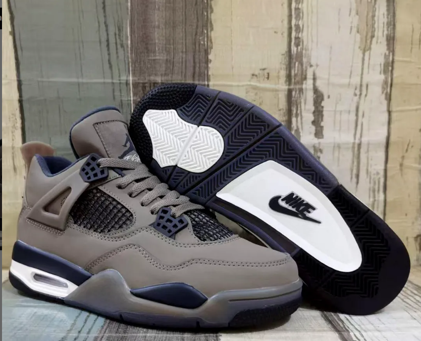 Air Jordan 4 Retro Cave Stone Shoes Sneakers