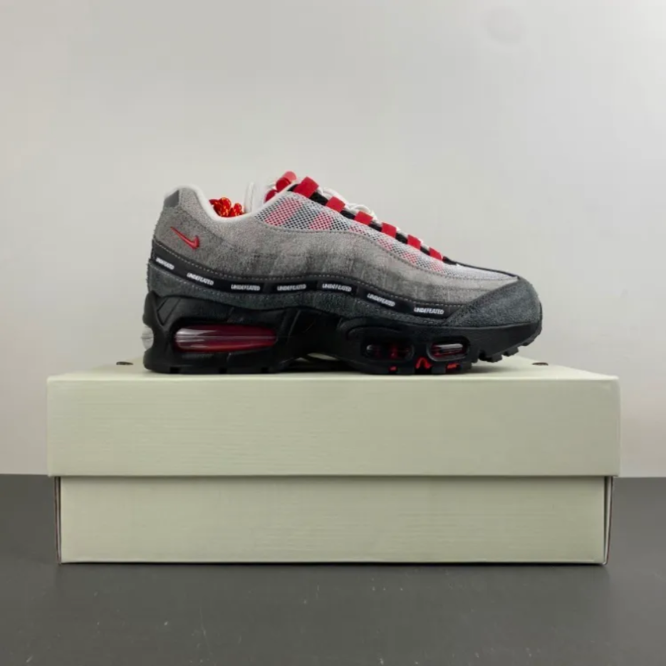Air Max 95 SP x Undefeated Geo Tokyo Bright Crimson Shoes Sneakers