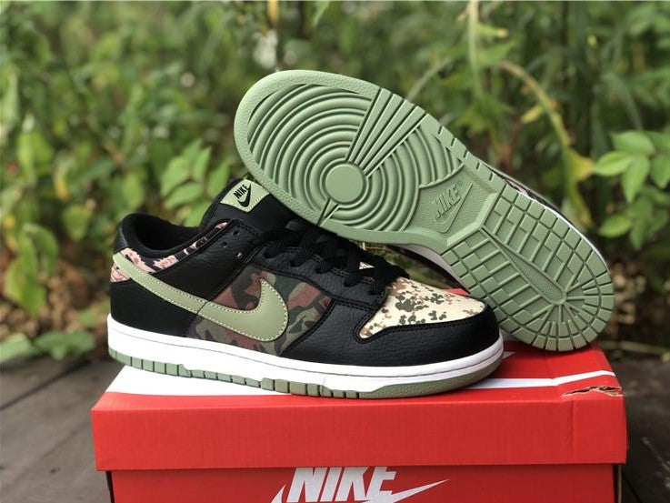 Dunk Low Crazy Camo Shoes Sneakers
