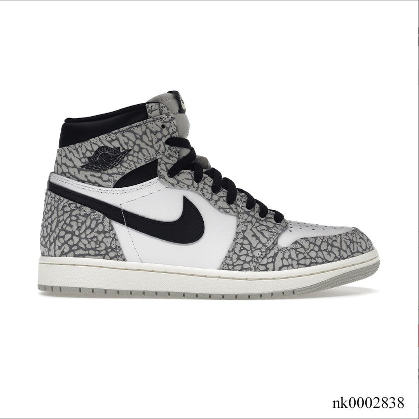 Air Jordan 1 Retro High OG White Cement Shoes Sneakers