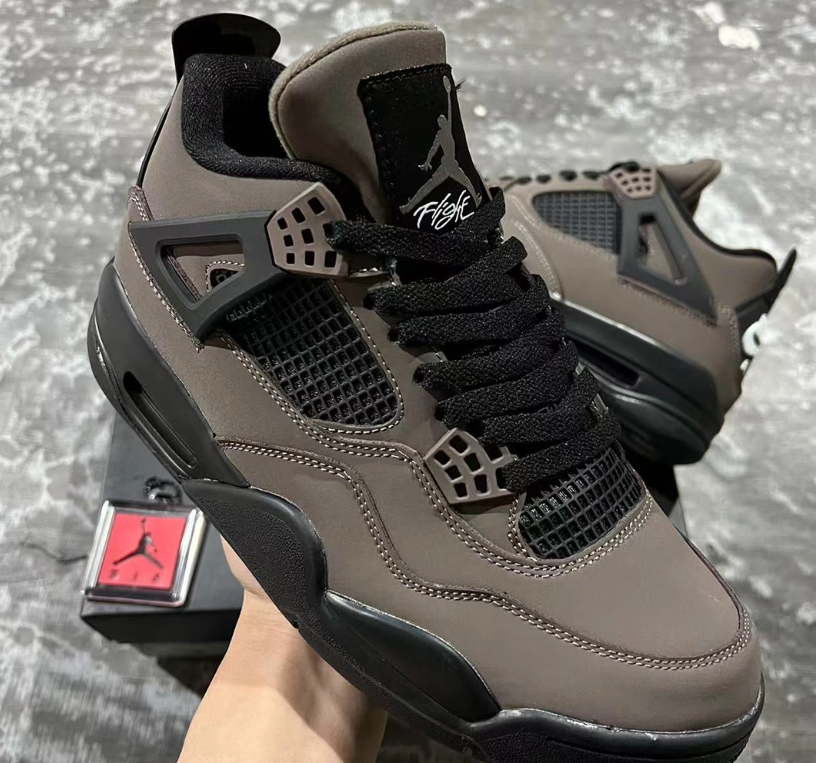 Air Jordan 4 Cave Stone Shoes Sneakers