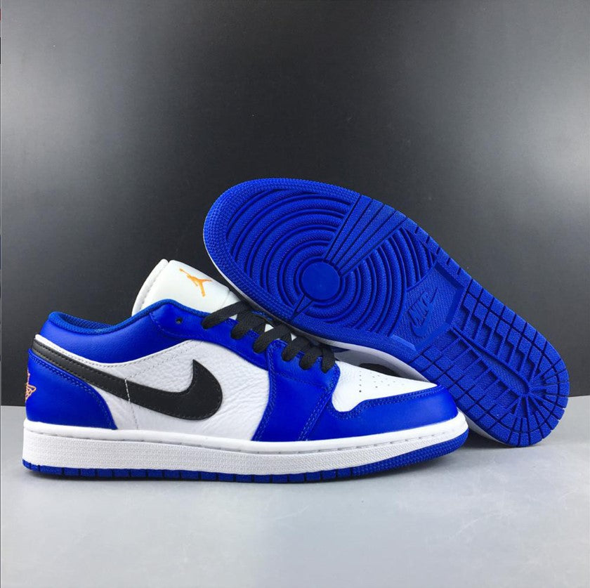 Air Jordan 1 Low Hyper Royal Orange Peel Shoes Sneakers
