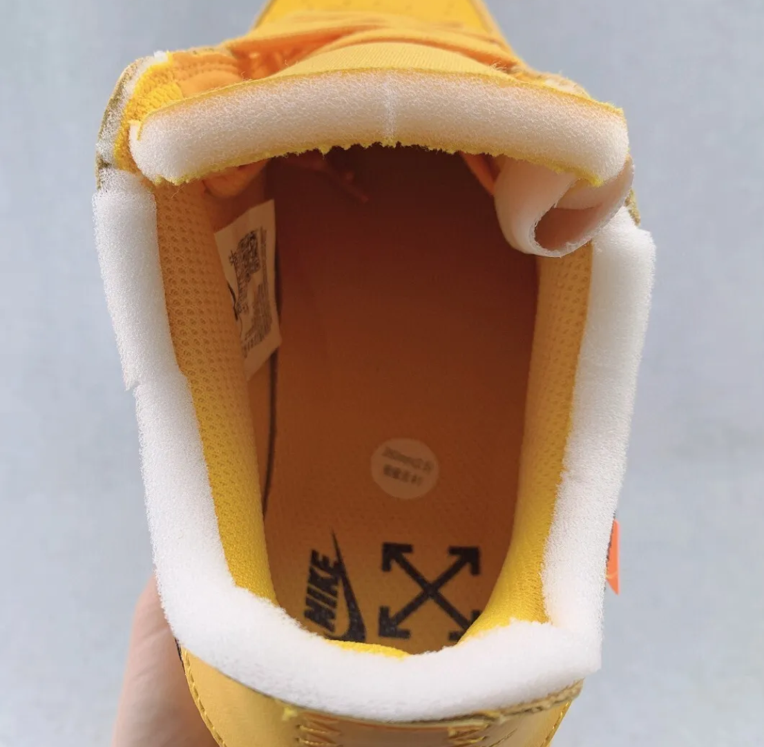 Air Force 1 Low OW ICA University Gold Shoes Sneakers