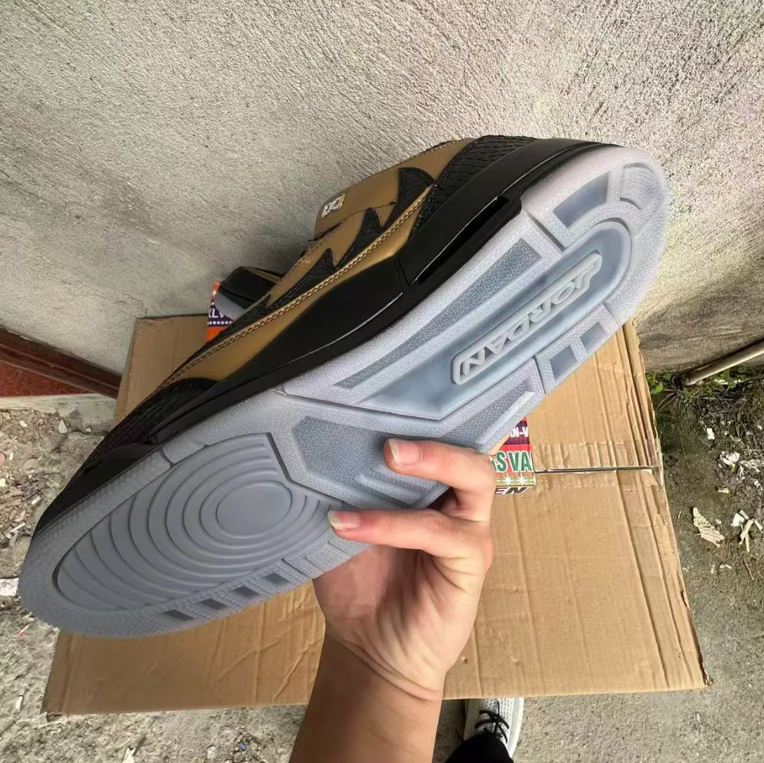 Air Jordan 3 Retro El Vuelo Black Sample Shoes Sneakers
