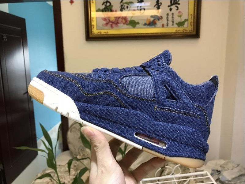 Air Jordan 4 Retro Levi’s Denim Shoes Sneakers
