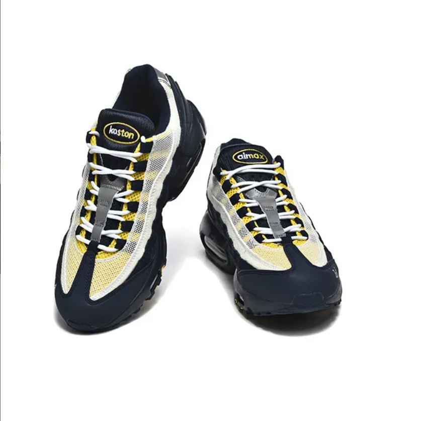 Eric Koston x AM 95 SB Obsidian Speed Yellow Shoes Sneakers
