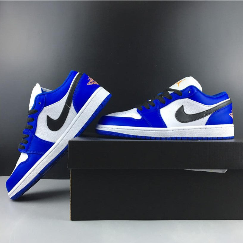 Air Jordan 1 Low Hyper Royal Orange Peel Shoes Sneakers