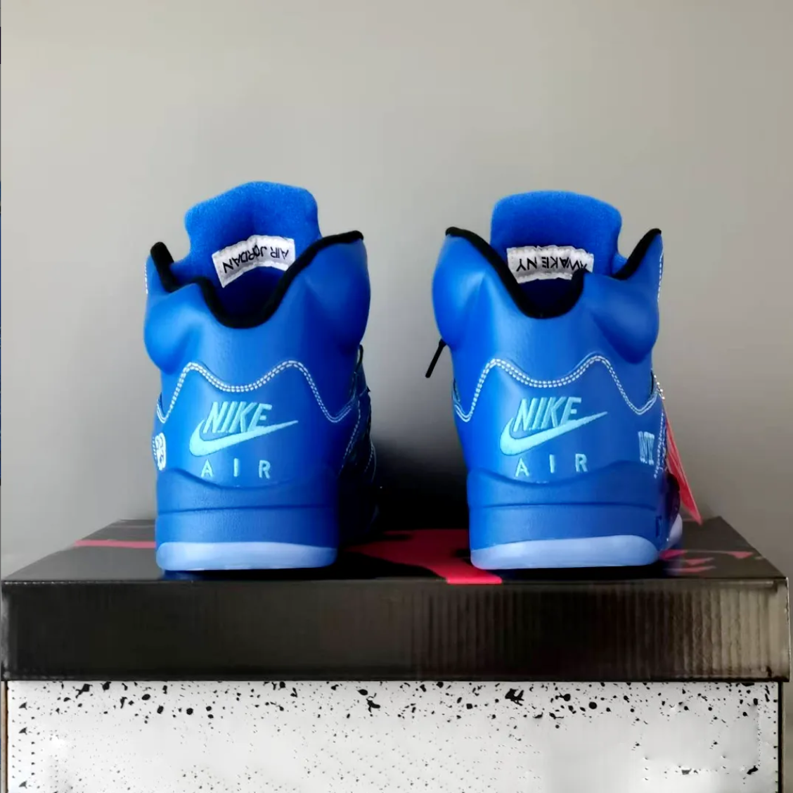 Awake NY x Air Jordan 5 Blueprint Shoes Sneakers