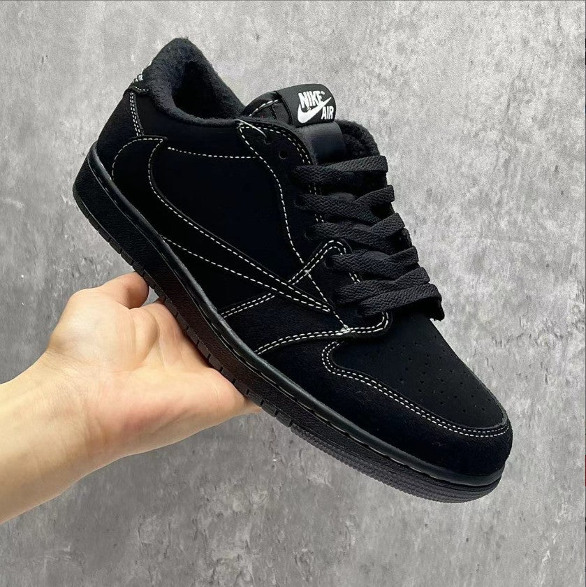 Travis Scott x Air Jordan 1 Low Black Phantom Shoes Sneakers