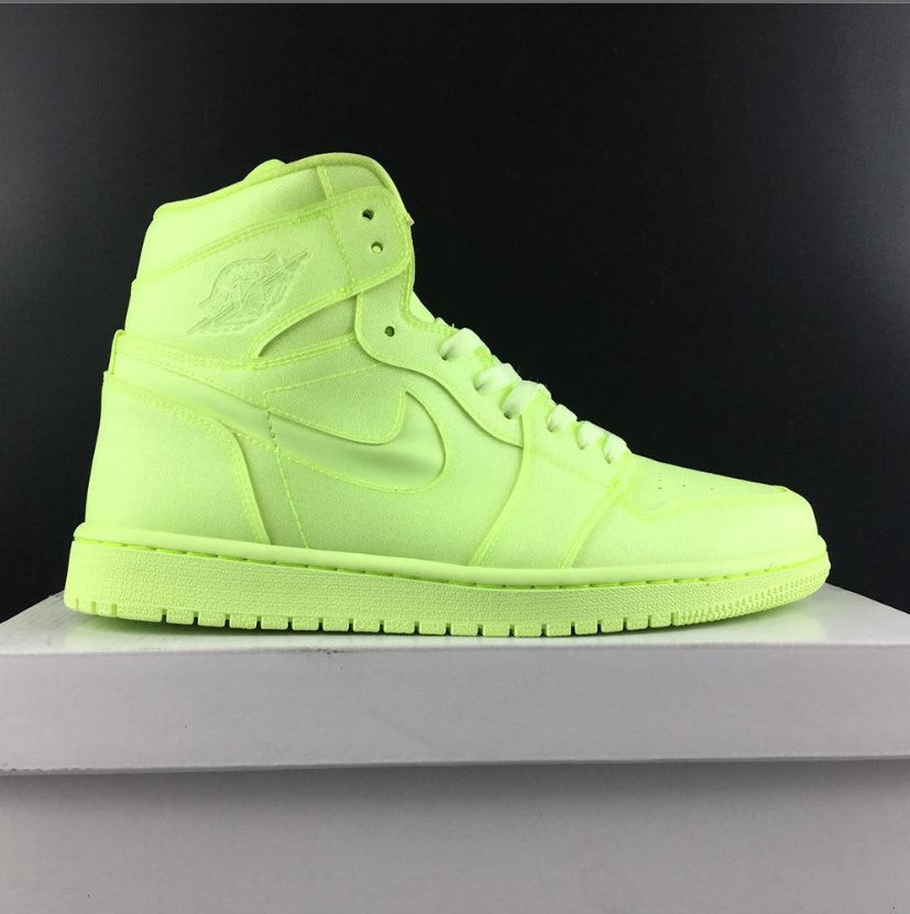 Air Jordan 1 Retro High Barely Volt (W) Shoes Sneakers