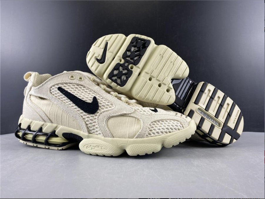 Air Zoom Spiridon Cage 2 Stussy Pure Platinum Shoes Sneakers