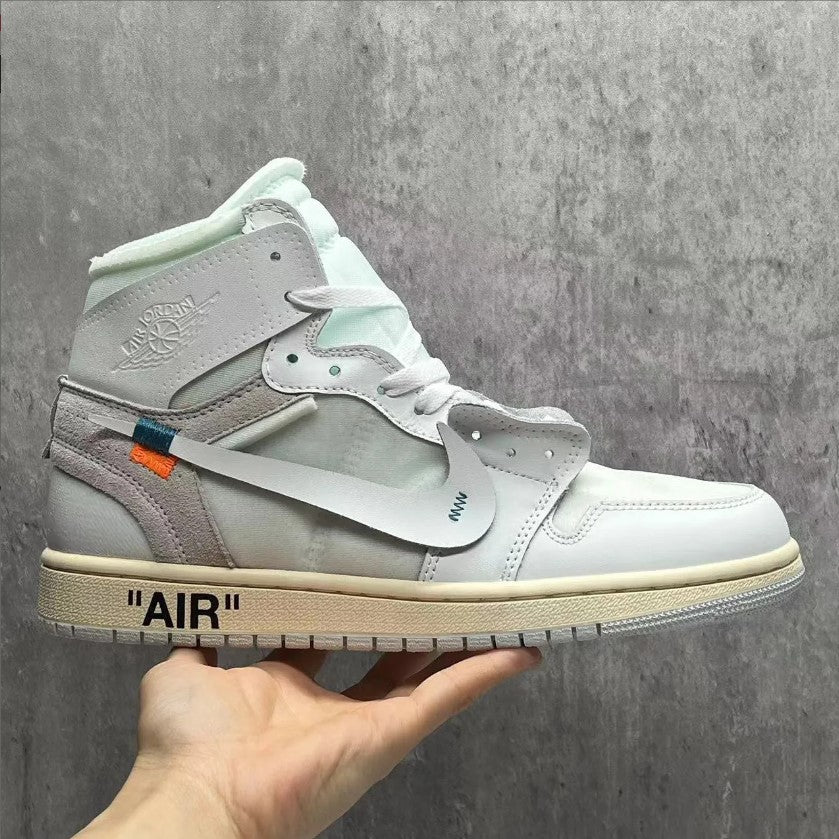 OFF-WHITE x Air Jordan 1 High White Shoes Sneakers