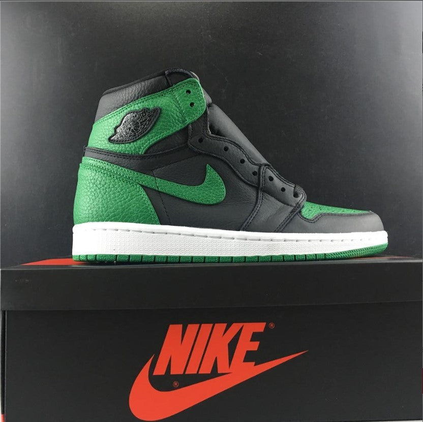Air Jordan 1 Retro High Pine Green Black Shoes Sneakers