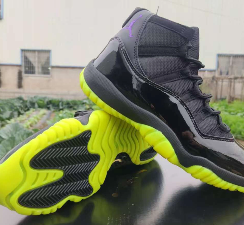 Air Jordan 11 BlackBarely Volt Shoes Sneakers