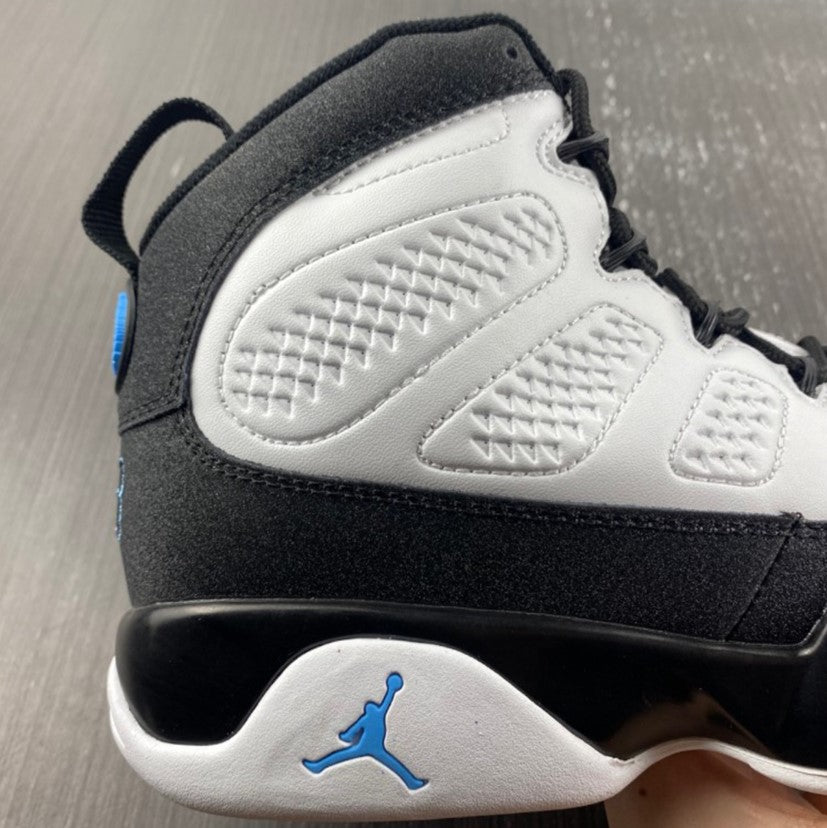 Air Jordan 9 Black University Blue Shoes Sneakers