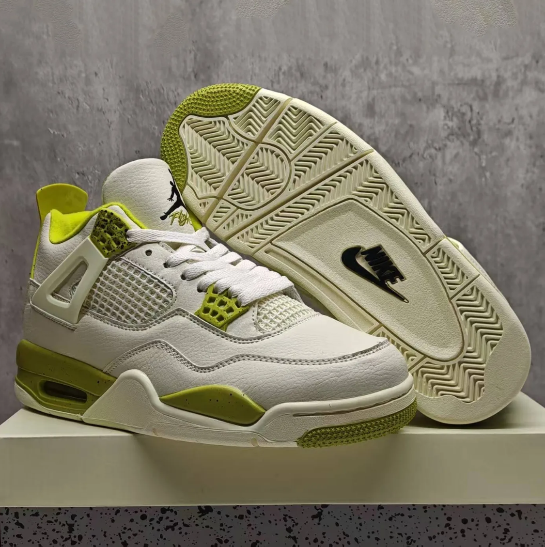 J.Balvin x Air Jordan 4 OG Lemonade Shoes Sneakers