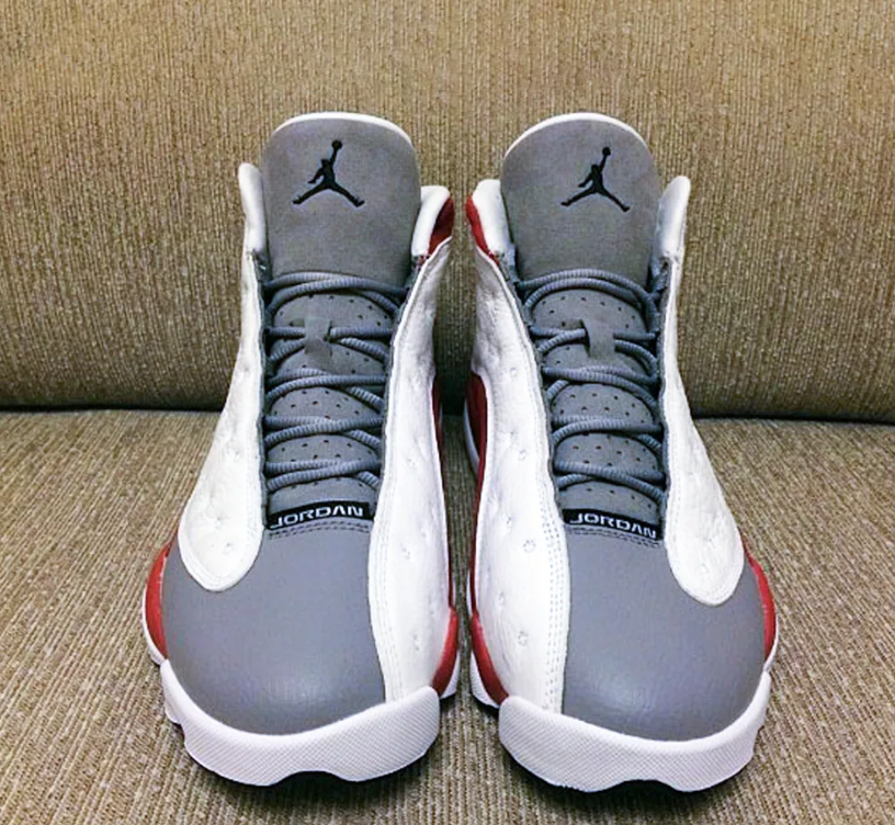 Air Jordan 13 Retro Grey Toe Shoes Sneakers