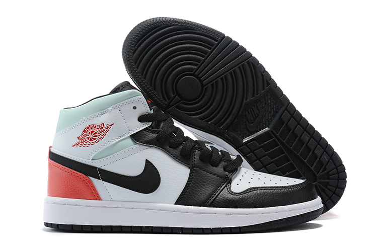 Air Jordan 1 Mid Red Black Toe