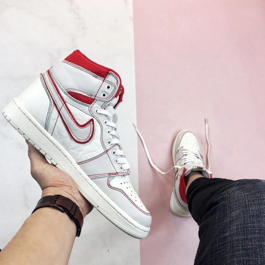 Air Jordan 1 Retro High Phantom Gym Red