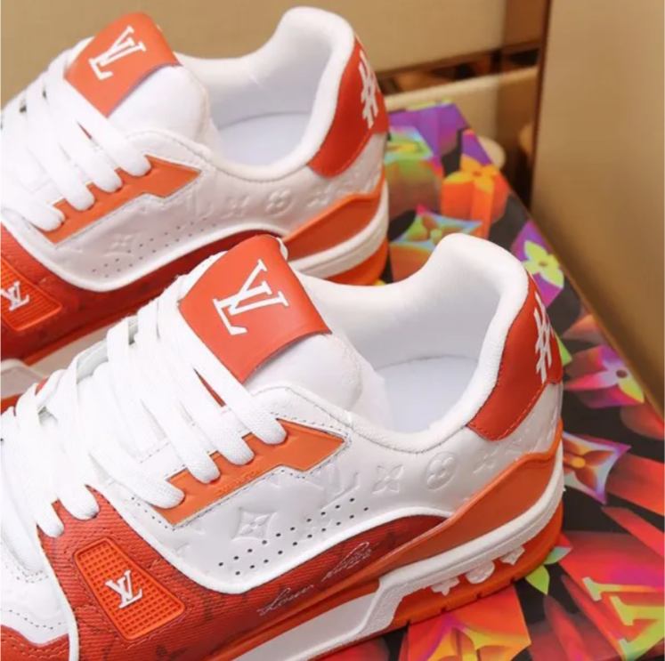 LV Trainer 54 ‘Orange Monogram’ Shoes Sneakers