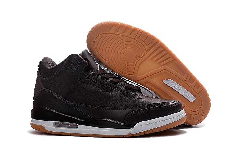Air Jordan 3 Black Brown White
