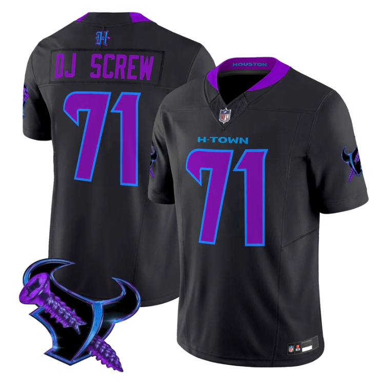 Screw Jersey #1971 DJ Screw 2025 Vapor Limited All Stitched