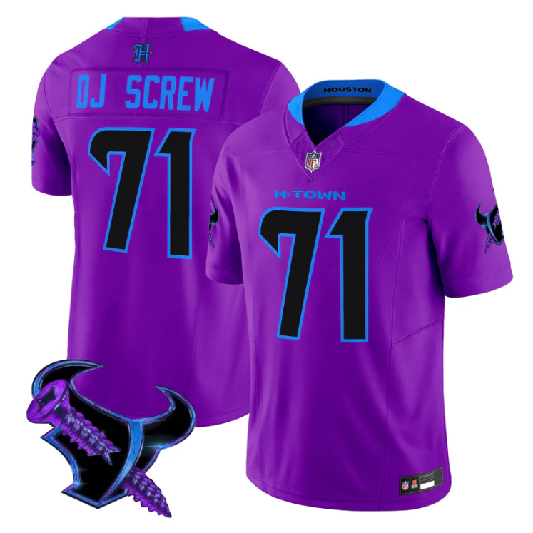 Screw Jersey #1971 DJ Screw 2025 Vapor Limited All Stitched