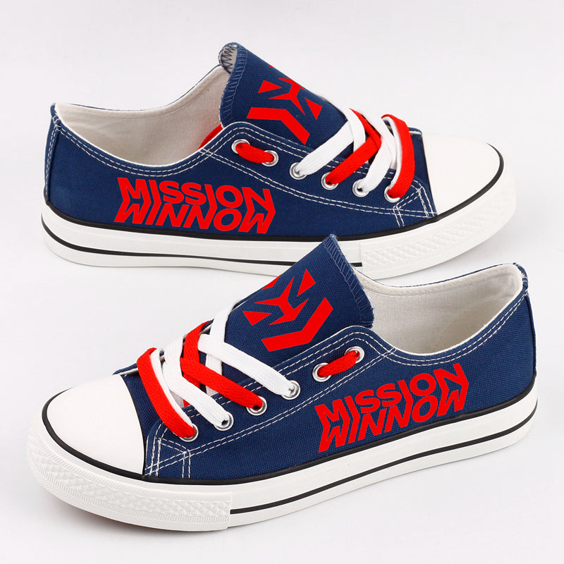 Scuderia Ferrari Mission Winnow Canvas Sneakers Shoes For Men Women Fans