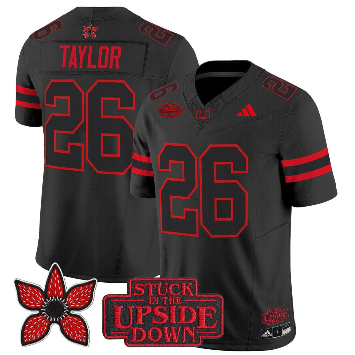 Sean Taylor Jersey #26 Miami Hurricanes Stranger Things Edition Vapor Stitched