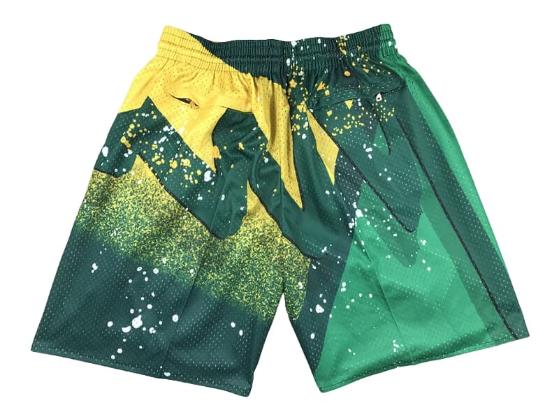 Seattle Supersonic Green Shorts Hardwood Classics Hyper Hoops