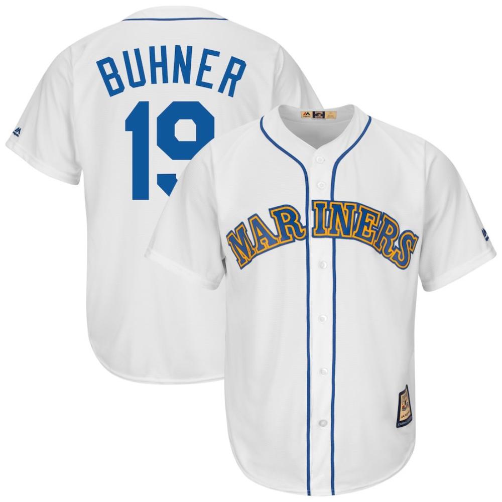 Seattle Mariners Ken Griffey Jr. Green Throwback Jersey