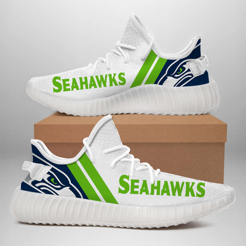 Seattle Seahawks NFL 350v Yeezy Sneakers For Men Women Fans