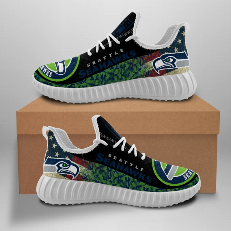 Seattle Seahawks Sneaker Shoes NFL For Men Women Fans