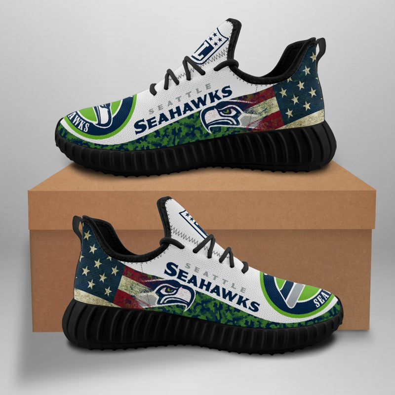 Seattle Seahawks NFL Sneaker Shoes For Men Women Fans
